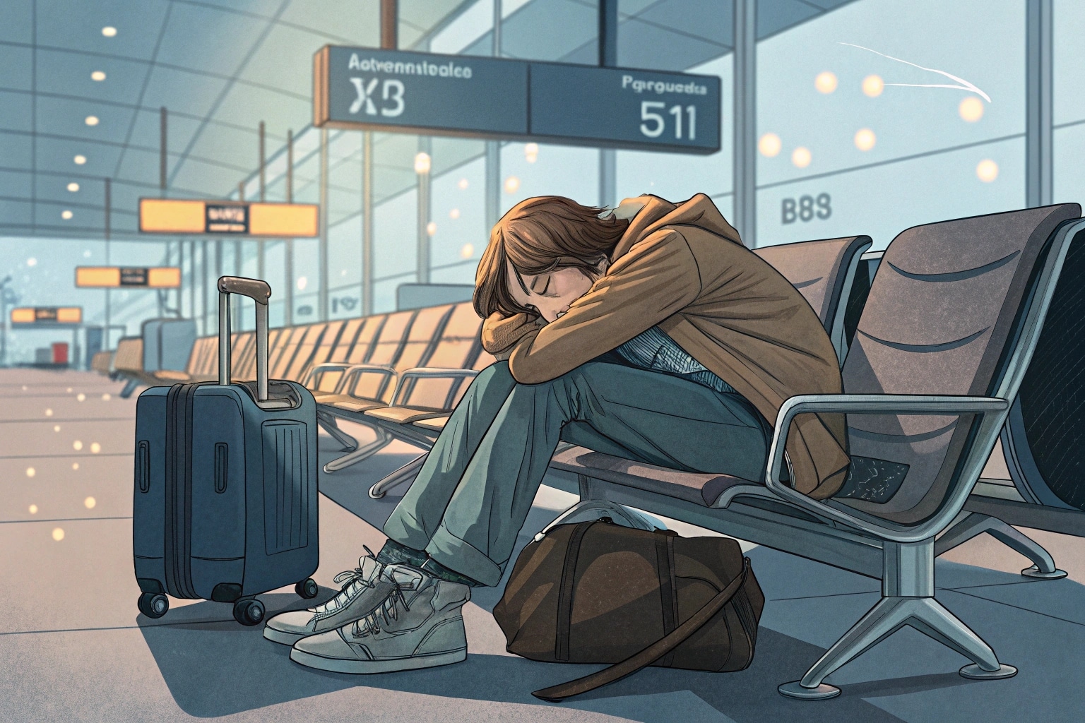 Dormir à l’aéroport : astuces, règles et bons plans pour survivre aux longs transits